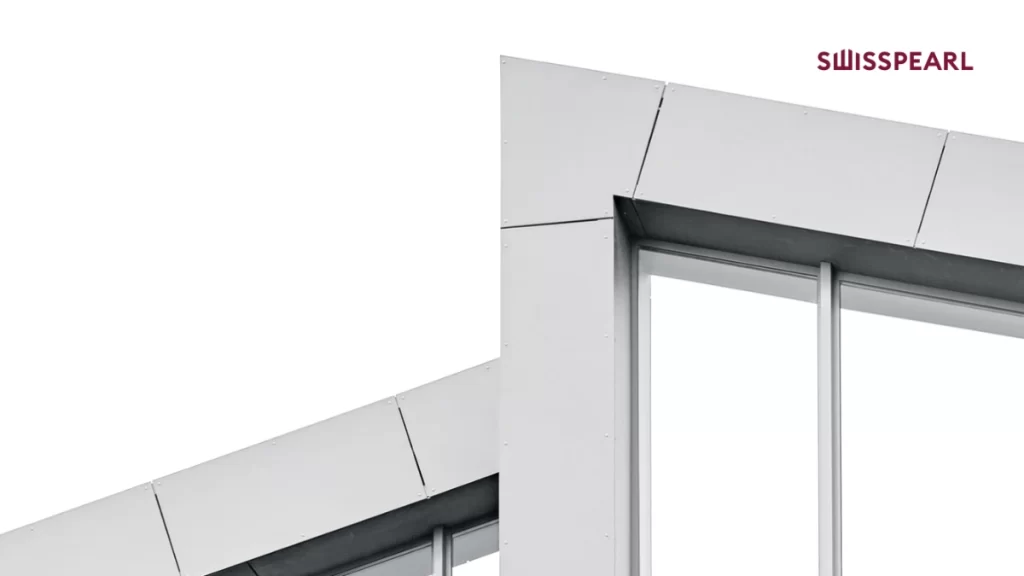 Material para fachada Swisspearl, paneles arquitectónicos para fachadas